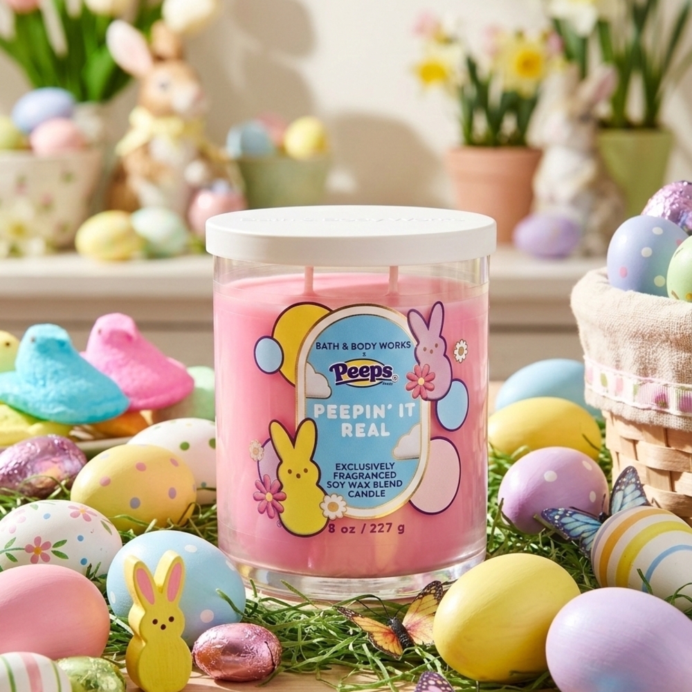 Bath & Body Works Pink Peepin' It Real Candle
